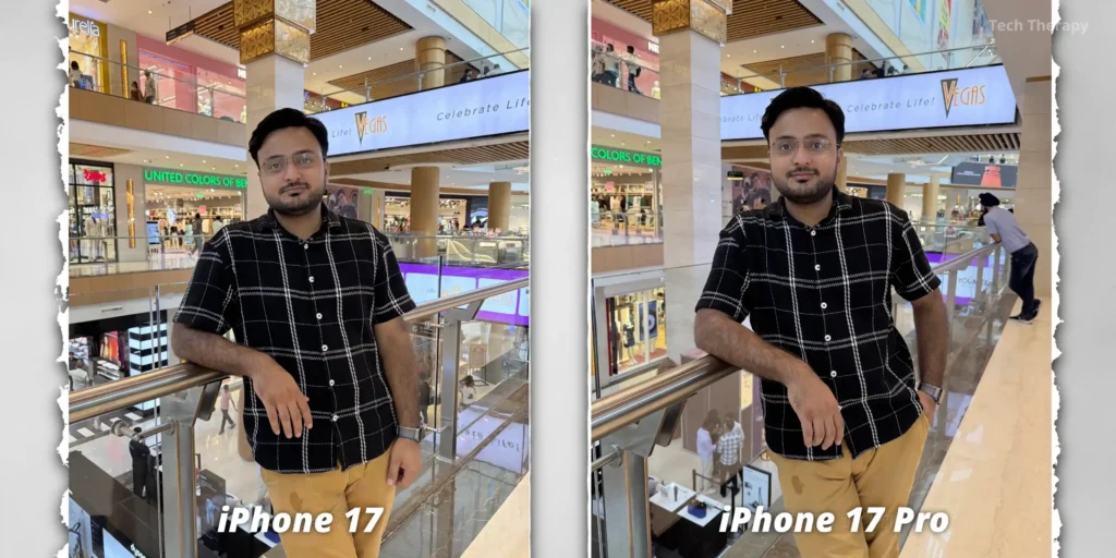 iphone 17 vs iphone 17 pro camera test
